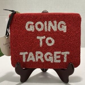 Kate Spade Red Beaded Clutch